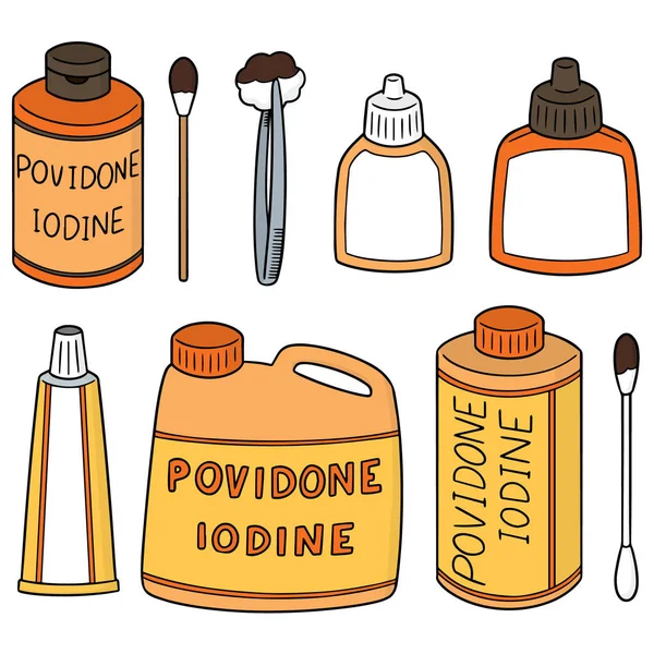 Vector set wond dressing set — Stockvector