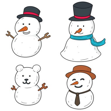 vektör set kardan adam