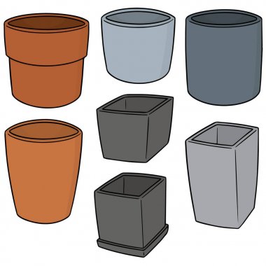 çömlek vektör kümesi