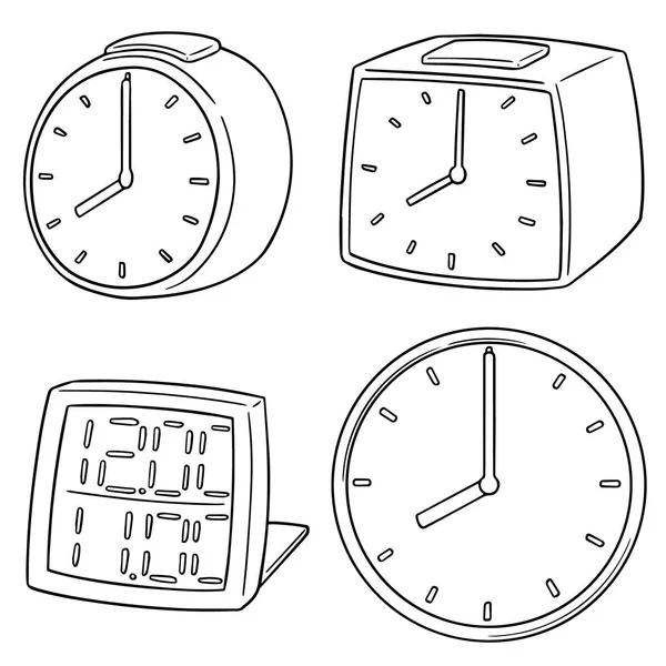 Vector conjunto de reloj — Vector de stock