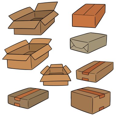 kutu vektör kümesi