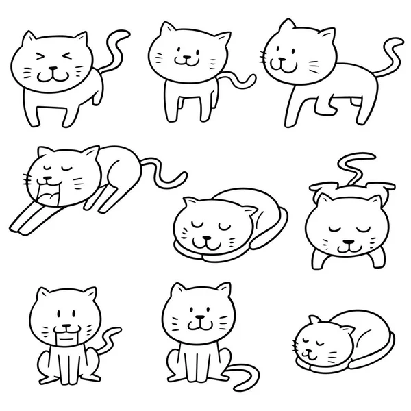 vektör kedi kümesi