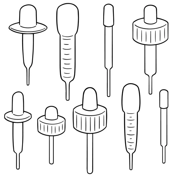 Set Vektor Dari Dropper - Stok Vektor