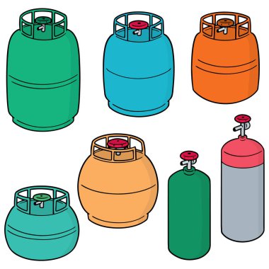 gaz tankı vektör kümesi