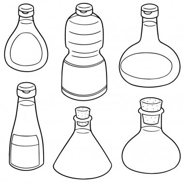 bitkisel yağlar vektör kümesi