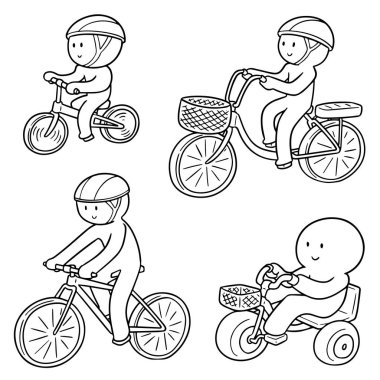 bisikletçi vektör kümesi