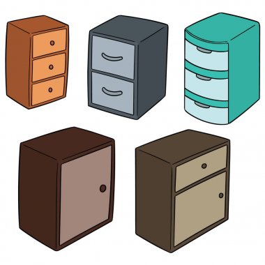 çekmece vektör kümesi