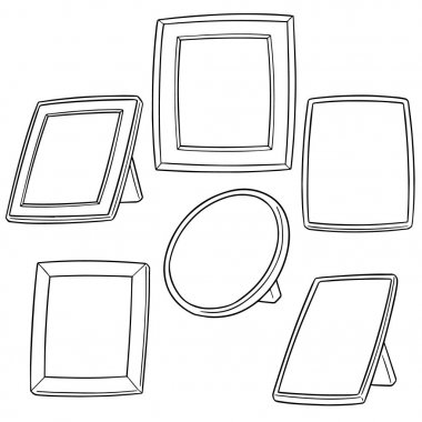 Fotoğraf çerçevesinin vektör kümesi
