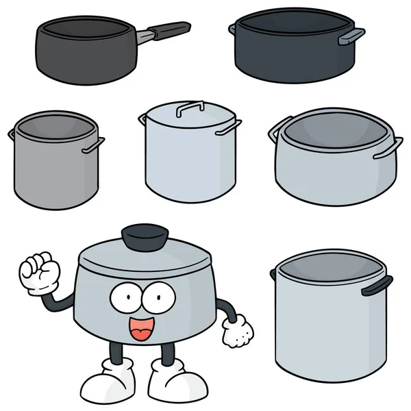 Vektor Készlet Pot — Stock Vector