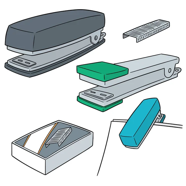 스테이플러의 — 스톡 벡터
