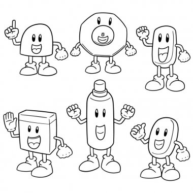 vektör silgi kümesi