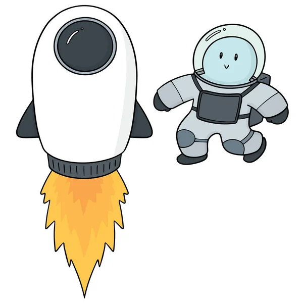 Vector Set Van Astronaut — Stockvector