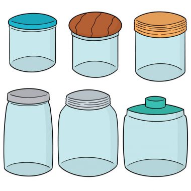 kavanoz vektör kümesi