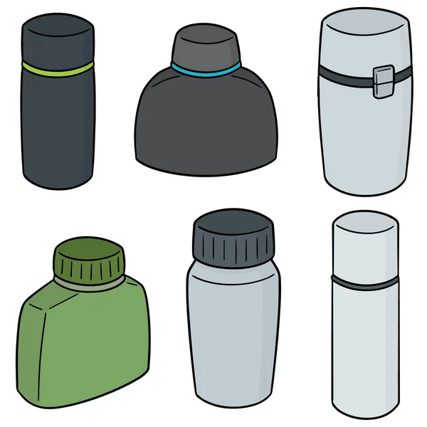 Векторний Набір Пляшки Води — стоковий вектор