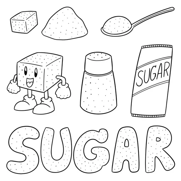 설탕의 — 스톡 벡터