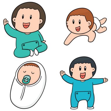 Bebek vektör kümesi