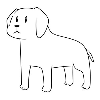 vektör köpek kümesi