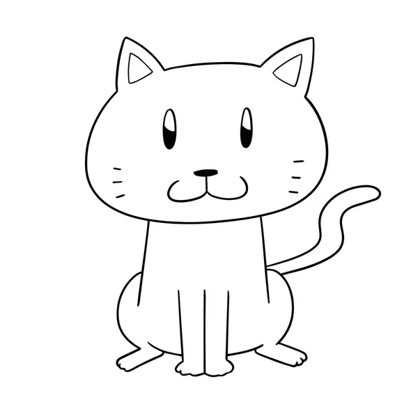 Jeu Vectoriel Chat — Image vectorielle