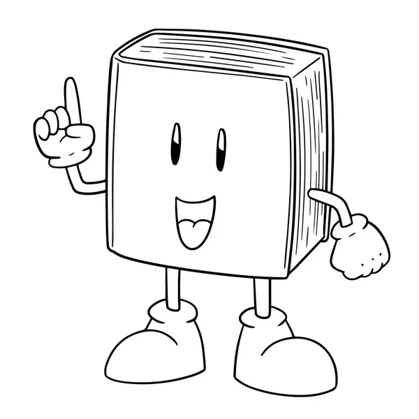 Vetor Desenhos Animados Livro — Vetor de Stock