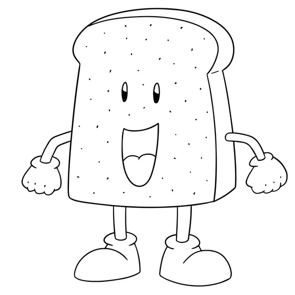 Vektor Kreslené Chleba — Stockový vektor