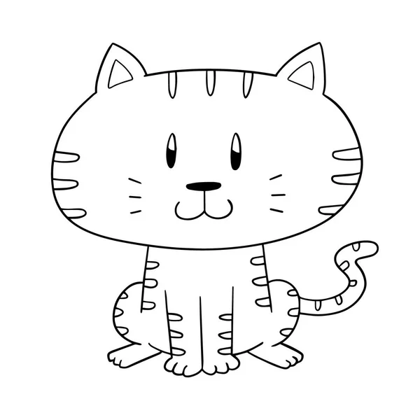 Jeu Vectoriel Chat — Image vectorielle