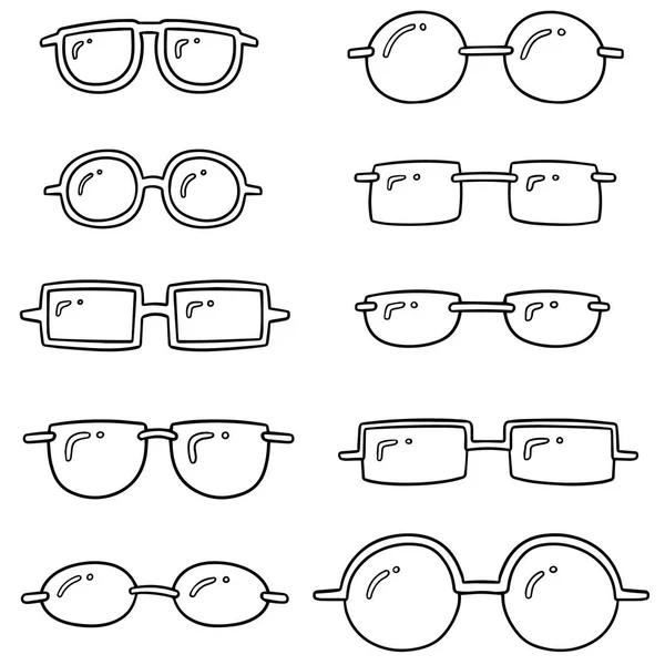 Vector Set Brillen — Stockvector