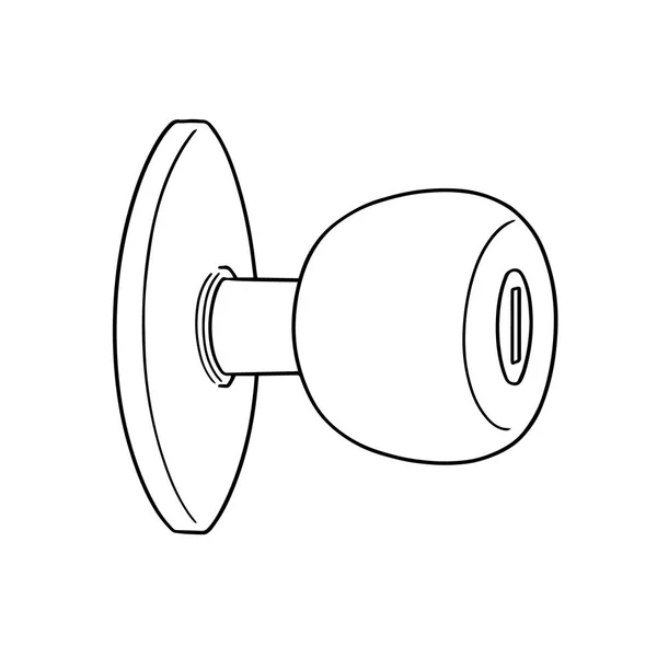 Vektor Für Türknauf — Stockvektor