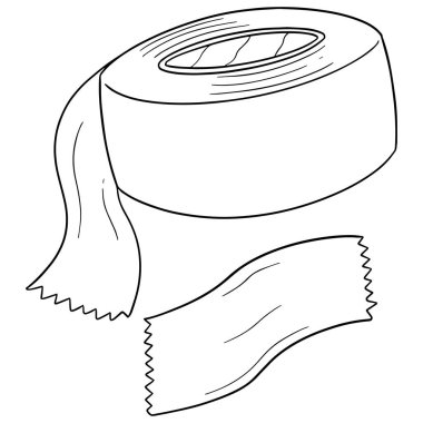 yapışkan bant vektör