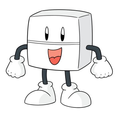 vektör tıp tablet karikatür