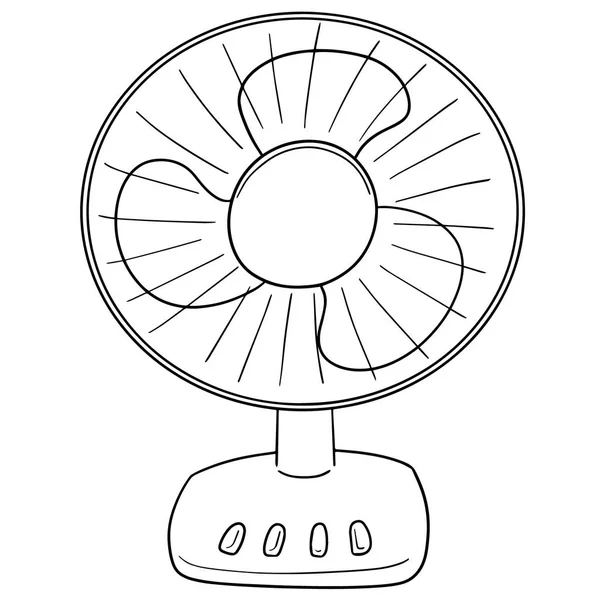 Vector Set Fan — Stock Vector