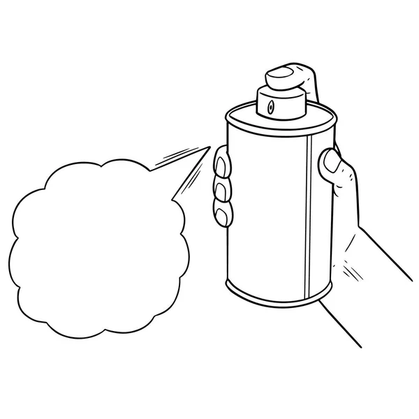 Vector Spray Puede — Archivo Imágenes Vectoriales