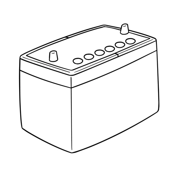 Vektor Der Autobatterie — Stockvektor