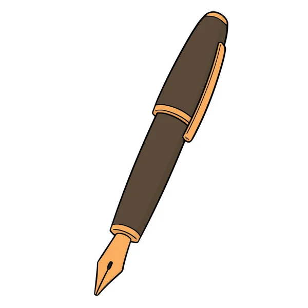 Vector Fountain Pen — Stock Vector