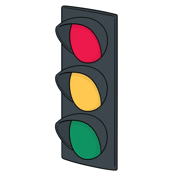 Vector Traffic Light — Stock Vector