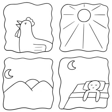 Morning Afternoon Evening Free Vector Eps Cdr Ai Svg Vector Illustration Graphic Art