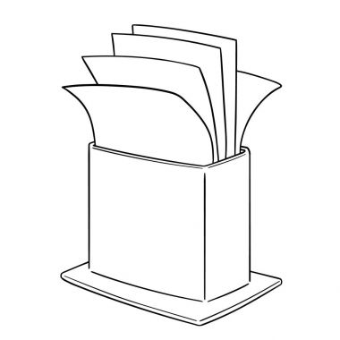 İpek kağıtları vektör