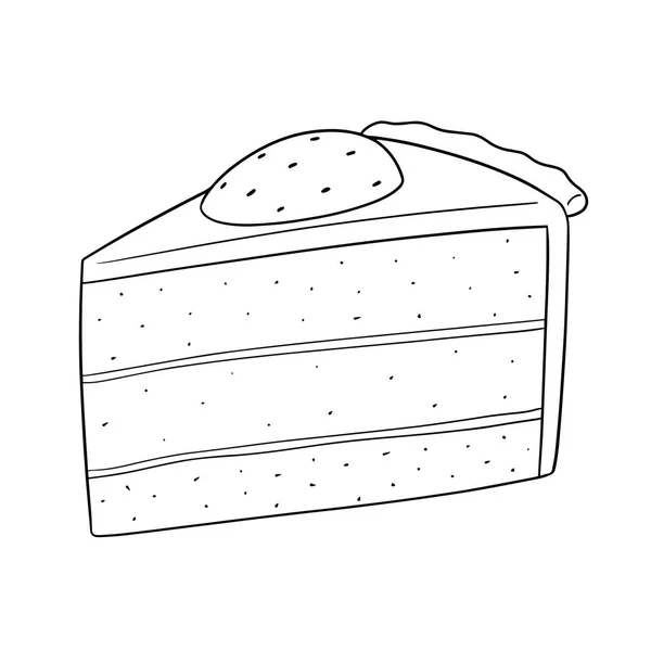 Vektor Uppsättning Tårta — Stock vektor