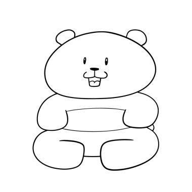 panda vektör kümesi