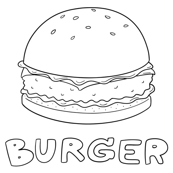 Φορέα Που Του Burger — Διανυσματικό Αρχείο