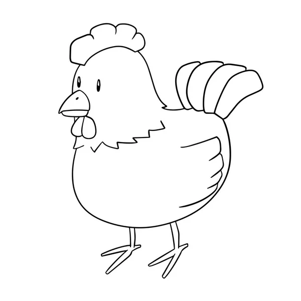 Φορέα Που Του Κοτόπουλου — Διανυσματικό Αρχείο