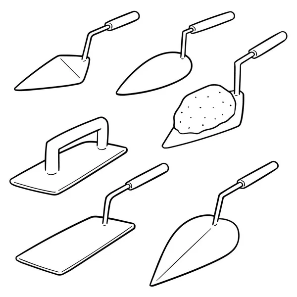 向量集的铲子 — 图库矢量图片
