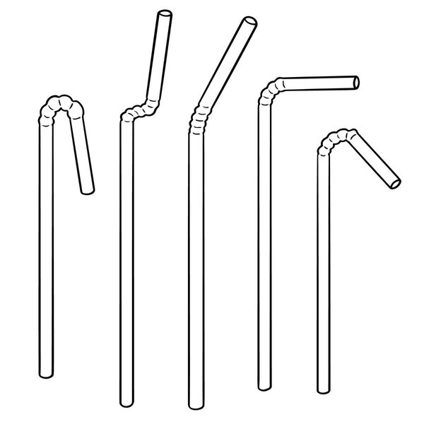 векторный набор соломы