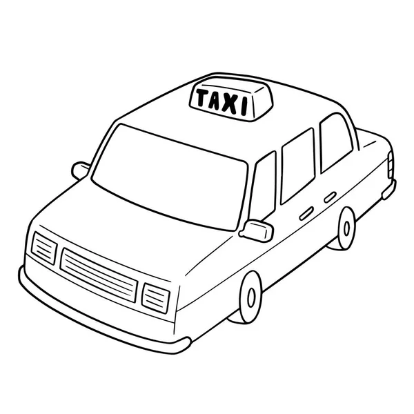 Jeu Vecteurs Taxi — Image vectorielle