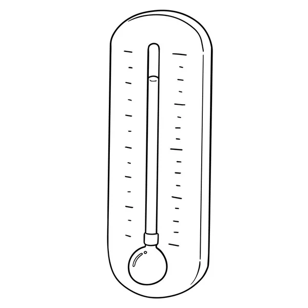 Vektorsatz Des Thermometers — Stockvektor