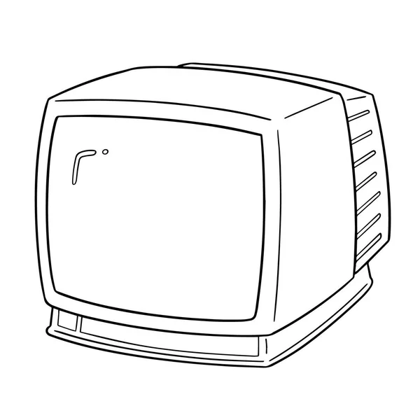 Vector Conjunto Televisón — Archivo Imágenes Vectoriales