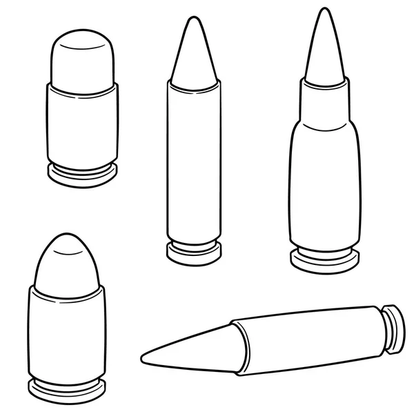 Vector Set Kogel — Stockvector