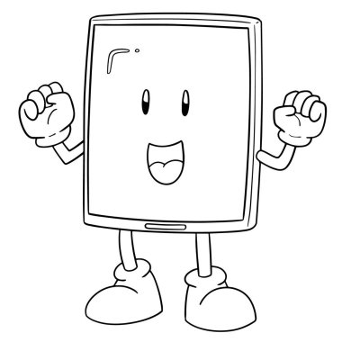 vektör akıllı telefon karikatür