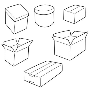 kutu vektör kümesi