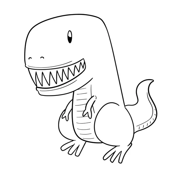 Vectorset Van Dinosaurus — Stockvector