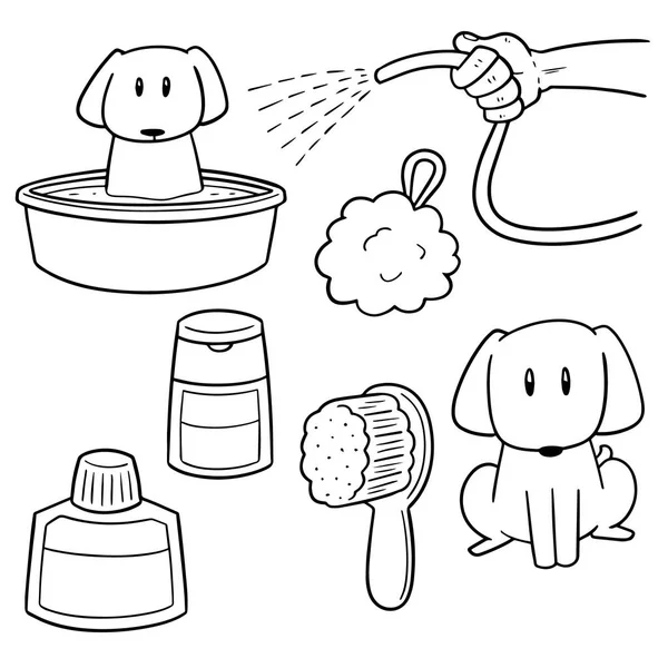 Vector Set Dog Shower Stock Vector Image by ©ourlifelooklikeballoon